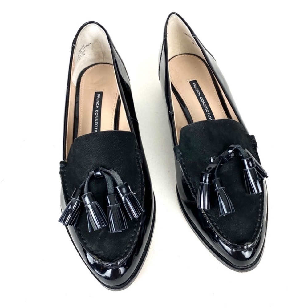 Black loafers